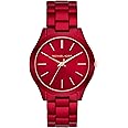 Michael Kors Analog Red Dial Women's Watch-MK3895