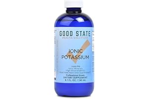 Good State | Ionic Potassium | Natural | Nano Sized Mineral Technology | Professional Grade | Supports Healthy Energy Levels | 60 Servings | 8 Fl oz Bottle