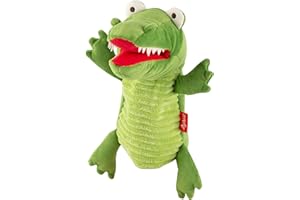 SIGIKID 42756 Handspielpuppe Krokodil My Little Theatre Mädchen und Jungen Babyspielzeug empfohlen ab 1 Jahr grün, 15 x 17 x 24