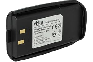 vhbw batteria compatibile con Polmar DB-10 Transceiver radio (3600mAh, 7,2V, Li-Ion)