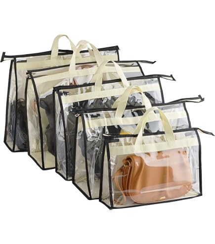 Organizer per Borse Da Armadio, Porta Borse Appendere a 8-Tasche in