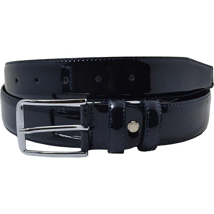 Ceinture En Cuir Verni Rouge Pour Femme, Ceinture Fine Vernie Naturelle - France