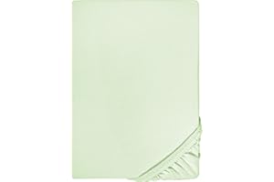 biberna Feinjersey-Spannbetttuch 0077144 Mint 1x 90x190 cm - 100x200 cm