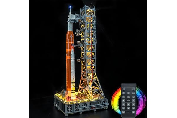 Jeu de lumières LED pour Lego 10341, système de lancement spatial Artemis NASA (non Lego), set d'éclairage décoratif, jouet créatif