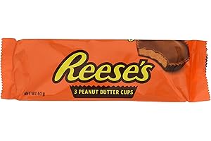 REESE'S HERSHEY'S Reeses 3 Peanut Butter Cups 51 g lot de 2