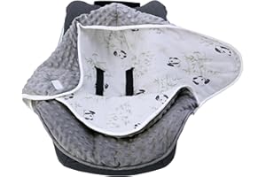 LAT LEE AND TOWN LAT Couverture Enveloppante Hiver Bébé, Universelle Couverture d'emmaillotage pour Siège Auto Pousette Nacelle, 0-12 Mois