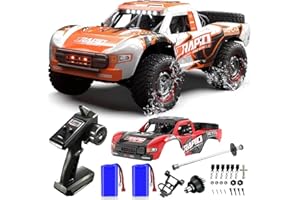 Mostop Adult RC Truck, 30MPH High Speed Remote Control, 1:14 All Terrain 4WD Fast Car, Waterproof Rock Crawler for Boys 4x4 Off-Road Buggy Monster,2 Batteries
