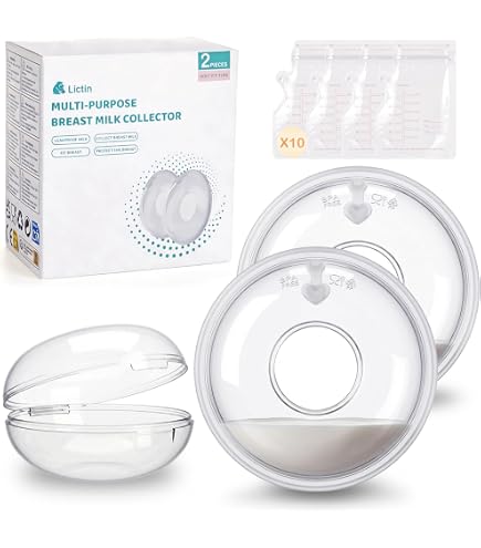 haakaa Tiralatte a conchiglia, tiralatte manuale indossabile – mani libere, collezione passiva di latte materno in silicone per mamme che allattano, cattura perdite per allattamento, 75 ml, 1 pezzo