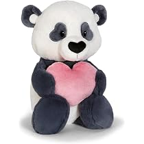 Bola De Nieve De Cristal Panda Love De 6.5 Cm – Con Purpurina Y Corazón Rosa, Mensaje "send With Love", Regalo De Amistad O San Valentín