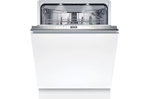 Bosch SMV6ZCX16E, Serie 6, vollintegrierter Geschirrspüler mit Besteckschublade, 60 cm, Intelligent Programm, Max Flex Körbe, Vario Schublade, Rackmatik, Home Connect