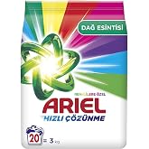Ariel Dağ Esintisi Renklilere &Ouml;zel 3 kg Hızlı &Ccedil;&ouml;z&uuml;nme Toz &Ccedil;amaşır Deterjanı