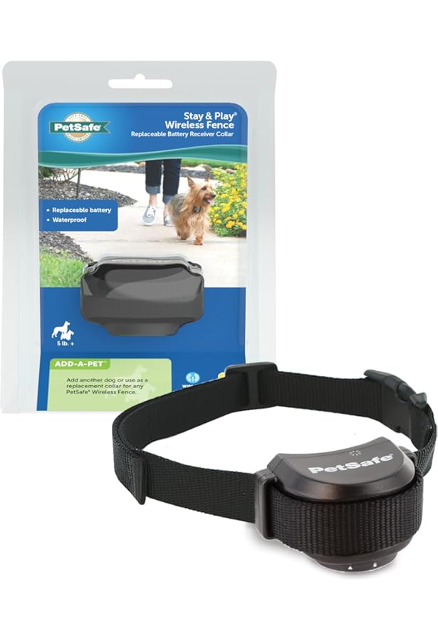 PetSafe Stay Play Compact Wireless Pet Fence, LCD Screen To Adjust ...