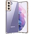 UNBREAKcable Case for Samsung S21 6.2 Inch - [Anti-Yellow & Anti-Scratch] Ultra Clear Shockproof Hard PC Back & Soft TPU Bumper Protective Cover for Samsung S21 - Transparent