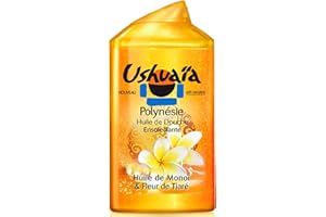 USHUAIA Ushuaïa - Polynésie Huile de Douche Ensoleillante à l'Huile de Monoï & Fleur de Tiaré - 250 ml