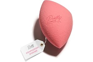 Pretty London – Complexion Sponges for Makeup Application – Soft Beauty Blender Sponges for Foundation, Concealer & Powder – Latex-Free – 1 Pack