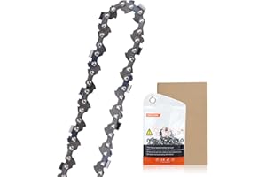 QIAOMIAO Catena per motosega per binario da 35 cm, 3/8 "LP 1,1 mm, 52 maglie, catena a basso ritorno, compatibile con Bosch, Makita, Dolmar, Echo, Husqvarna e molto altro ancora