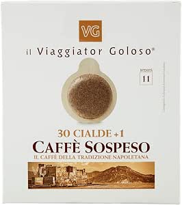 il Viaggiator Goloso 30+1 Cialde Caffè Sospeso, 217g : Amazon.it:  Alimentari e cura della casa