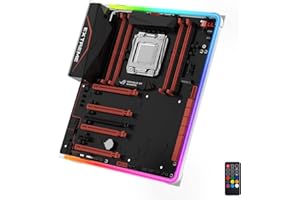 upHere Striscia LED RGB per PC per Illuminazione PC con Telecomando 5V 3PIN Connettori LED ARGB per ASUS Aura SYNC,Gigabyte RGB Fusion, Scheda Madre MSI Mystic Light SYNC,RF90-1