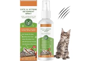 Kattförsvarsspray, 100 ml kattdeterrenspray, anti-repor spray katter, kattskrämma, spray, reptålig spray, katter, kattskydd för att försvara repor, skydda möbler, soffor, mattor