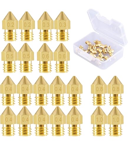 Gorge En Acier Inoxydable M6, 26mm, 30mm, 40mm, Filetage Pour MK8, MK9