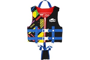 Gogokids Swim Vest Float Jacket - Kids Swimming Training Flotation Buoyancy Swimsuit with Adjustable Safety Straps for 15-35kg Child，Boys Girls Aged 2-9 Years