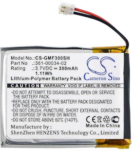 Batterie 70mAh Pour Garmin Forerunner 45 Et Swim 2 - Remplace 361-00104-00, 361-00104-20