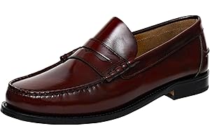 DEL ROSARIO ARTESANIA Del Rosario Herren Penny Loafer – Handgefertigt in Portugal – Blake-Machart, Echtleder, durchgenähte Ledersohle, LWG-Zertifiziert