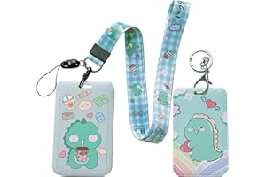 EUYKQNOI 2 PCS Porta Tarjetas Identificativas, Lanyard con Tarjetero, ID Card Badges Holder con Cordón para el Cuello de la escuela, oficinas