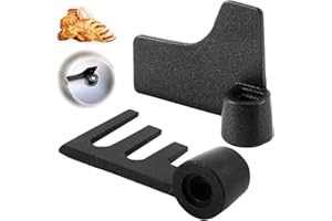 GBULTR Brotbackpaddel, 2-teiliges Set, Knet-Mixklingen für Panasonic-Brotmacher, antihaftbeschichtet, Teflonbeschichtet, Ersatzteile, kompatibel mit SD-255, SD-256, SD-257, SD-2501, SD-2500, SD-2511,