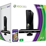 Xbox 360 4GB Console with Kinect Sensor: Includes Kinect Adventures