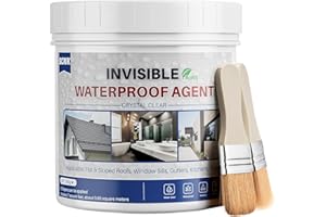 SCNK 500g Transparente Wasserdichte Beschichtung, Flüssige Wasserdichte Versiegelung Unsichtbares Wasserdichtes Mittel für Innen und Außen Klare Versiegelung Wasserdicht