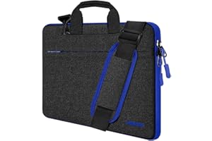 HSEOK 13 14 15 16 17 pouces Sacs à bandoulière pour ordinateur portable, mallette avec poignée, sacs de protection imperméables pour ordinateur portable
