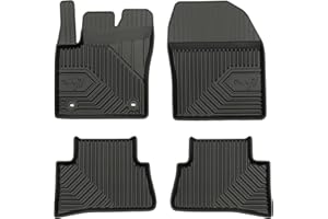 MOTOS Tappetini in gomma per auto adatto per Toyota C-HR I 2016-2023 Migliorate il vostro comfort di viaggio con il tappetino antiscivolo per auto No.77