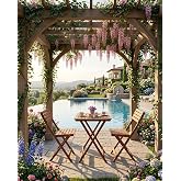 Katlanır Ahşap Bistro Set 2 Kişilik Masa ve Sandalye | Katlanabilir Tasarım, Ahşap Malzeme, Bah&ccedil;e ve Teras, 2 Sandalye Dahil,