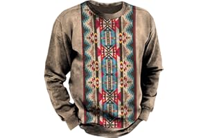 TOFOTL T-Shirt Homme Marque Confortable T Shirt Homme Manches Longues Sport Imprimée Sweatshirts Homme Casual Vintage Col Rond