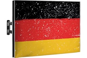 GARNETICS Funda para TV para exteriores de 75 pulgadas, impermeable y resistente a la intemperie, carcasa para TV al aire libre, protección Smart Shield TV para exteriores, funda protectora para transporte,