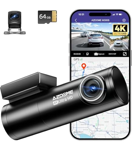 Fleau Tech Dashcam Pour Voiture 3 En 1 - Caméra Avant Et