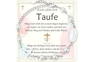 FAOMZQ Taufe Firmung Konfirmation Geschenke Mädchen, Armband für Mädchen zur Firmung Konfirmation Taufe, Liebevolles Geschenk für Tochter Patentochter Schwester Enkelin Nichte Freundin