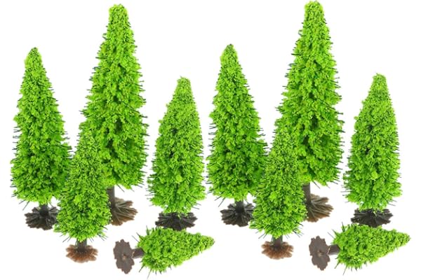 Alipis 10 St Miniatyr Modellträd i för Arkitekturmodeller Diorama Underhållsfria Realistiska Mini för Mikro Scener Bordsscenografi