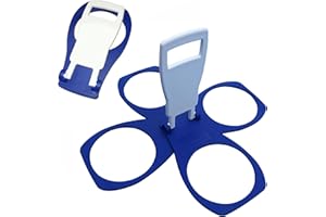 CarryAround Portavasos plegable, hecho en el Reino Unido, soporte para cerveza, refresco y café para llevar, resistente, reutilizable, tamaño de bolsillo, para conciertos, eventos deportivos y