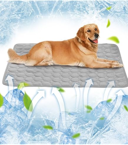 Tapis Rafraîchissant Pour Chien Et Chat – 62 X 50 Cm – Auto-refroidissant, Lavable – Pour Canapé, Voiture, Sol