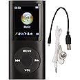 MP3 Player, 64GB Portable MP3 Player for Students, 1.8 Inch LCD Screen Lossless Sound Music MP3 Player, Multifunctional MP3 Player for Kids, Students (Black)