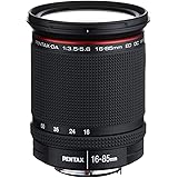 Pentax Obiettivo HD da 16-85 mm, f/3.5-5.6, ED, DC, WR, Nero