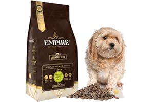 EMPIRE GENUINE PETFOOD STORY EMPIRE Nowa Hipoalergiczna Sucha Karma dla Seniorów Kastratów Psów z Nadwagą 2kg - Świeże Mięso - Bezzbożowa - Bezglutenowa - Naturalna - UltraPremium - Bez GMO