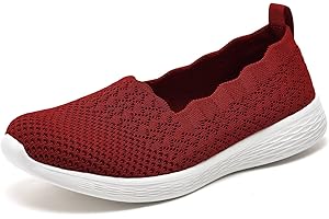 Puxowe Scarpe Mocassini Slip On da Donna Eleganti Leggere Fitness Casual Outdoor Passeggio Maglieria Piatte Sneakers
