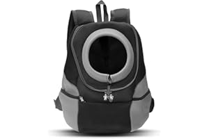 PETCUTE Plecak dla psa, torba do noszenia zwierząt domowych, plecak dla zwierząt domowych, torba dla psów, zatwierdzona linia lotnicza, czarny, XL