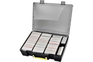ALKOO 2200+ Card Case Holder for C.A.H/for MTG Deck Box Organizer Storage Compatible with Cards Against Humanity/for Magic The Gathering/for Yugioh/for Dominion/for Kids Against Maturity (Grey)