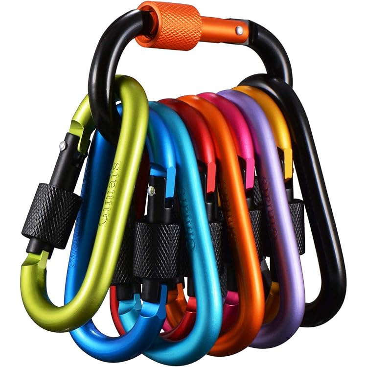 Porte-clés Mousqueton En Paracorde - Lot De 8, Robuste Et Pratique Pour Le Plein Air !
