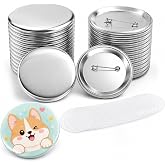 105 Pieces 58 mm Custom Badges | Metal Components for Sheet Metal Making Machines and Badge Production