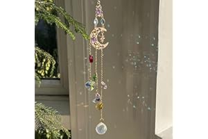 XJLyaya Attrape-Soleils en Cristal, Décoration Cristal Ornement Capteur pour Fenêtre Chambre et Jardin Noël Jour de fête Mariage